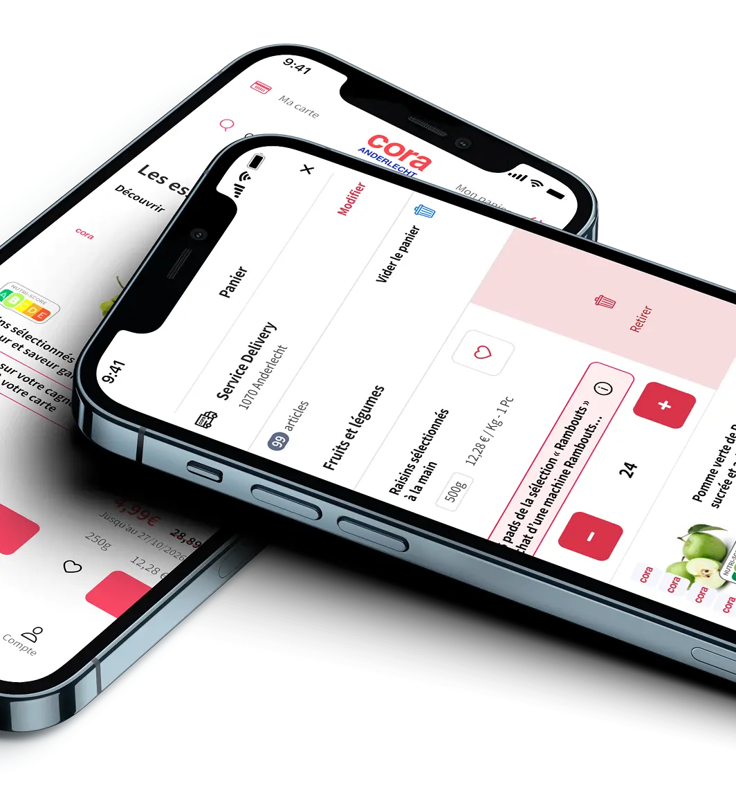 Section du site en ce moment chez cora